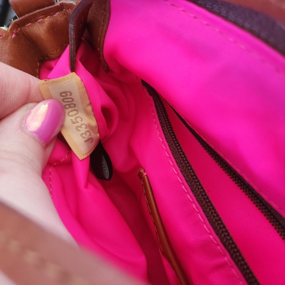 Dooney & Bourke White Nylon Shoulder Bag - Picture 5 of 5